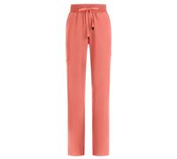 B-well Mauri Scrub Trousers Half Jogger Scrub Bottoms with 7 Pockets and Elastic Waist, Hospital Uniform Trousers with Spandex, Coral, L