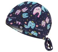B-well Modena Scrub Hat Scrub Cap Scrub Hats Surgical Doctors, Nurses, Dentists, Pharmacists, Vets, Medical Staff, Shine, One Size