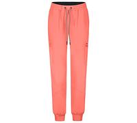 B-well Ricci Scrub Trousers Womens Jogger Scrub Bottoms 7 Pockets Scrub Pants Spandex Anti-Wrinkle, Coral, XL