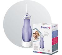 B.Well Swiss TH-917 Portable and Wireless Oral Irrigator, 4 Operating Modes Including Individual Mode, 280 ml Water Tank, 2 Nozzles with 360° Rotation, Induction Charging and Up to 1 Month Battery