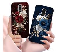 B-wishy 2 Pack Blu View 4/BLu View 2 2023 B135DL Case [Shockproof] | Slim Design | Non-Slip | Phone Cover for Blu View 4(Red)