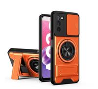 B-wishy for Samsung Galaxy A32 5G Case [Slide Camera Cover] | Compatible with MagSafe | Kickstand | Phone Cover Case for Galaxy A32 5G (Orange, SA03S)
