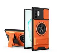 B-wishy for Samsung Galaxy A32 5G Case [Slide Camera Cover] | Compatible with MagSafe | Kickstand | Phone Cover Case for Galaxy A32 5G (Orange, Note10 Plus)