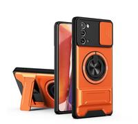 B-wishy for Samsung Galaxy A32 5G Case [Slide Camera Cover] | Compatible with MagSafe | Kickstand | Phone Cover Case for Galaxy A32 5G (Orange, Note20)