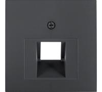 B.X Anthracite Matt Module Tile for 1x UAE Sockets