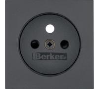 B.X MODULE ANTHRACITE MATT SOCKET TILE 1X B.SQUARE 39657668996