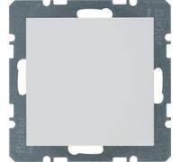 Berker 6512510080 Polar White Blind Cap with Frame Series S1/B3/B7