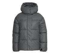 b.young BYAZUA Women's Winter Jacket, Women's Jacket, Concealed Zip, Hood, Press Studs, Relaxed Fit, Asphalt (190201), 10