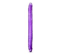 B Yours - 16" Double Dildo - Purple