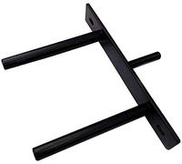B&Z Extremely Heavy Duty Concealed Floating Shelf Brackets Plate (2 X, 254mm (10 Inches) | Best For Dry/Brick Wall | Ideal for Oak Mantel Timber Scaffold Board Reclaimed Railway Sleeper Wood Shelf