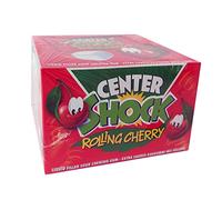 Center Shock Rolling Cherry Erasers - Extra Acid Cherry Mix (Box of 100)