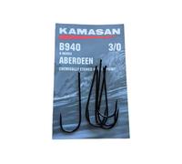 B00N3T9PZ6 KAMASAN ABERDEEN LONG SHANK B940 3/0 HOOKS (PACK OF 6)