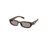Prada PR B06S 20D50Q Woman Sunglasses Acetate Havana Grey Squared Normal