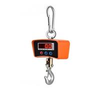 B1 Electronic Crane Scale 500kg/1000kg Industrial Heavy Duty 1t Lifting Scale With LCD Display for Market, Construction(Orange 500KG)