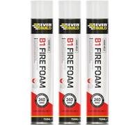 B1 Fire Foam, Hand Held Expanding Fir Foam, 750ml, Pack of 3