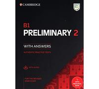 B1 Preliminary 2 Student's Book with Answers with Audio with Resource Bank: Authentic Practice Tests (PET Practice Tests)