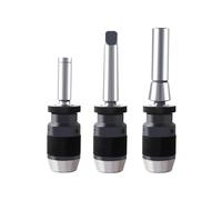 B10 0.5-6mm B12 B16 B18 B22 1-10mm 1-13mm 1-16mm 5-20mm Industrial Automatic Self-Tightening Locking Drill Chuck Collet (Color : B18(1-16mm))