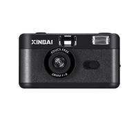 B10 Reusable 35mm Film Camera Use 135/35mm Film (24×36mm), Creative Gifts Vintage Film Camera with Flash, for Kids and Adults (Black)