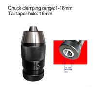 B10B22 Tapered Drill Chuck for CNC Lathes, Self Tightening Design for High Reliability and Performance (B16)