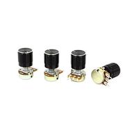 B10K 10K Variable Resistors Ohm 13mm 3 Terminals Audio Linear Potentiometer Potentiometers 4 Pcs