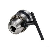 B12 Drill Chuck Set with Wrench, Clamping Range 1 5 10mm, Perfect for Wood Working and CNC Machines (Chuck Shaft 6mm)