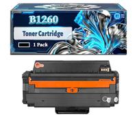 B1260 Toner Cartridge Compatible for Dell B1260dn B1265dfw B1265dnf Printers, With Chip Large Capacity 2500 Pages (1 Pack Black)