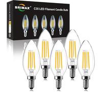 B15 E14 B22 LED Filament Candle Bulbs 4W Bayonet Screw Cap Light Bulb Dimmable