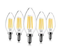 B15 E14 LED Filament Candle Bulb 4W Small Bayonet Screw Cap Light Bulb Dimmable