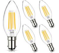 B15 Small Bayonet LED Candle Bulbs 4W Warm White 2700K Warm White Dimmable Bulbs