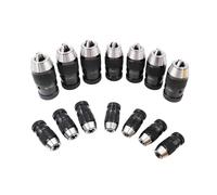 B16 B18 JT3 JT6 JT33 Lathe Drill Chuck Keyless Self Tighten Automatic Locking Drill Chuckfor Drilling Machine Taper Drill Chuck (Color : JT3(1-32 5-8Inch))