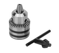 B16 Drill Chuck 3.0-16MM Key Type Chuck Adapter with Precision Jaws for Milling, Drilling Tools, Thread and Conical Hole Design, Electrophoretic Anti- Coating