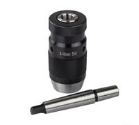 B16 Keyless Drill Chuck 1-16mm with MK2 Mandrel Taper Shank for CNC Lathe Machine Accurate Drilling Metal Wood Working