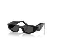Prada PR B16S 16K08Z Woman Sunglasses Acetate Black Grey Round Normal