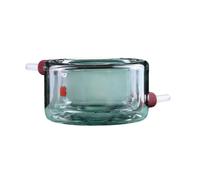 B17 Double Layer Jacketed Beaker, Flat Bottom with Removable Outlet Tip Thickened High Borosilicate Glass 250-2000mL