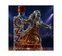 (B2) 300ml Ozzy Osbourne Whiskey Bottle Back To The Beginning Commemorative Whiskey Wine Bottle Home Decor Statue For Rock Fans