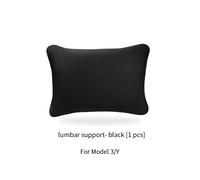 (B2) High-quality leather Headrest and Lumbar Support Neck Pillow For Tesla
