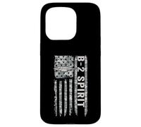 B2 Spirit American Flag Military Stealth Bomber Camo B2 Case for iPhone 15 Pro