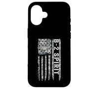 B2 Spirit American Flag Military Stealth Bomber Camo B2 Case for iPhone 16
