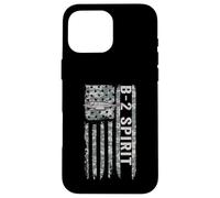 B2 Spirit American Flag Military Stealth Bomber Camo B2 Case for iPhone 16 Pro Max