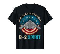 B2 Spirit Stealth Fighter American Patriotic 4th of July T-Shirt