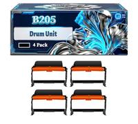 B205 Drum Unit Compatible for Xerox B205 MFP B210 B215 MFP Printers, With Chip Large Capacity 10000 Pages (4 Pack Black)