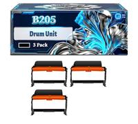 B205 Drum Unit Compatible for Xerox B205 MFP B210 B215 MFP Printers, With Chip Large Capacity 10000 Pages (3 Pack Black)