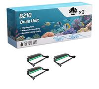 B210 Drum Unit Compatible for Xerox B205V_NI B210V_DNI B215V_DNI Printers, High-Definition Printing Effect with Chip, 10000 Pages (3 Pack Black)