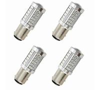 B22 12W LED Bulbs, Warm White 3000K, 660lm, Non-Dimmable, Pack of 4 [Energy Class