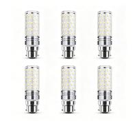 B22 Bayonet LED Corn Bulb Cool White 6000K 16W Equivalent 160W Energy Saving No Flicker CRI 80+ Long Lifespan Non Dimmable for Bedroom Living Room Kitchen(6 Pack)