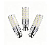 B22 Bayonet LED Corn Bulb Cool White 6000K 16W Equivalent 160W Energy Saving No Flicker CRI 80+ Long Lifespan Non Dimmable for Bedroom Living Room Kitchen(3 Pack)