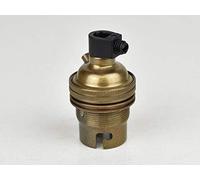 B22 Brass Bulb Lamp Holder | Bayonet Cap | Old English Brass