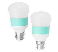 (B22) E27/B22 5W 6LED 2835SMD PC Cover Shell White Energy-saving Gourd Ball Light Bulb AC85-265V