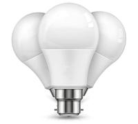 B22 LED Bulb A19 A60 9w Equivalent 65w Lighting Energy Saving B22 Bayonet Bulbs 900 Lm No Flicker for Bedroom Living Room Home Lighting(B22 9W Cool White 6000K)