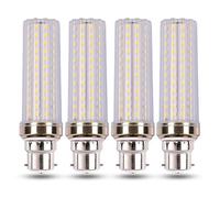 B22 LED Corn Bulbs 20W Warm White 3000K, 2000LM, 88 LEDs, 360° Beam Angle, Equivalent to B22 150W Incandescent, BC Bayonet LED Corn Lamp for Ceiling Light/Floor Lamp, Not Dimmable, Pack of 4